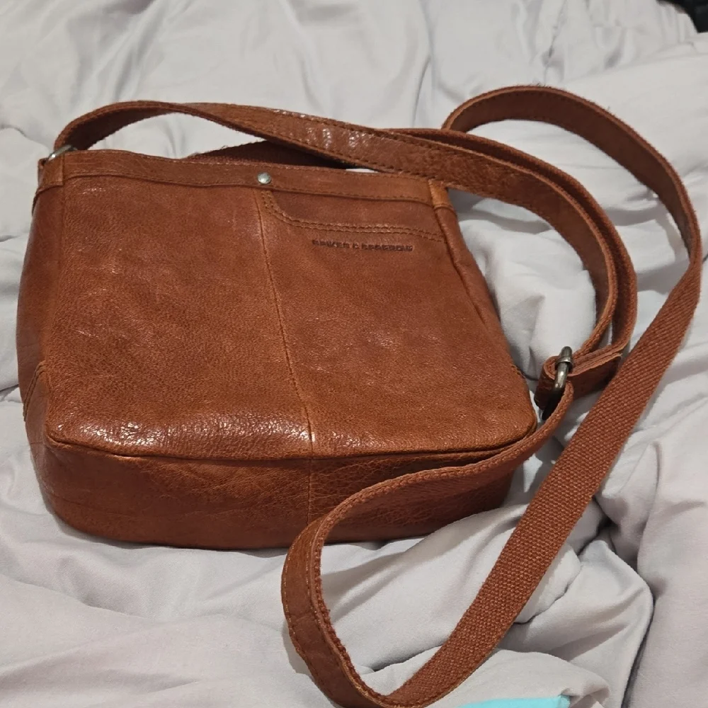 Brown Leather Crossbody Bag by Spikes & Sparrow - Picture 9 of 9